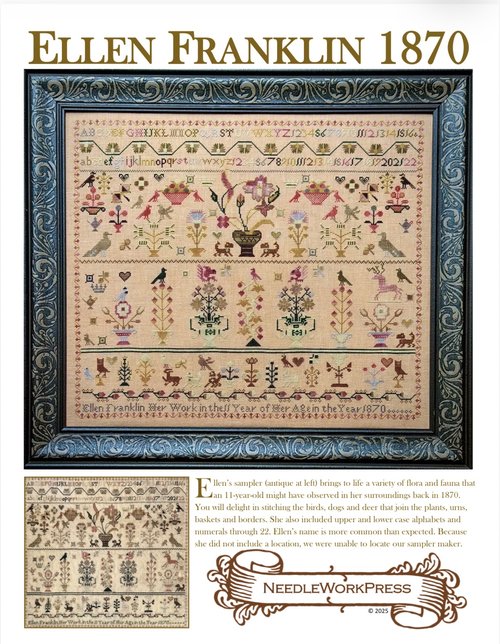 Needlework Press - Ellen Franklin 1870