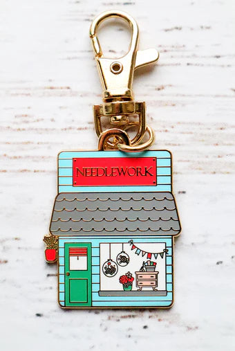 Needlework Shop Enamel Charm