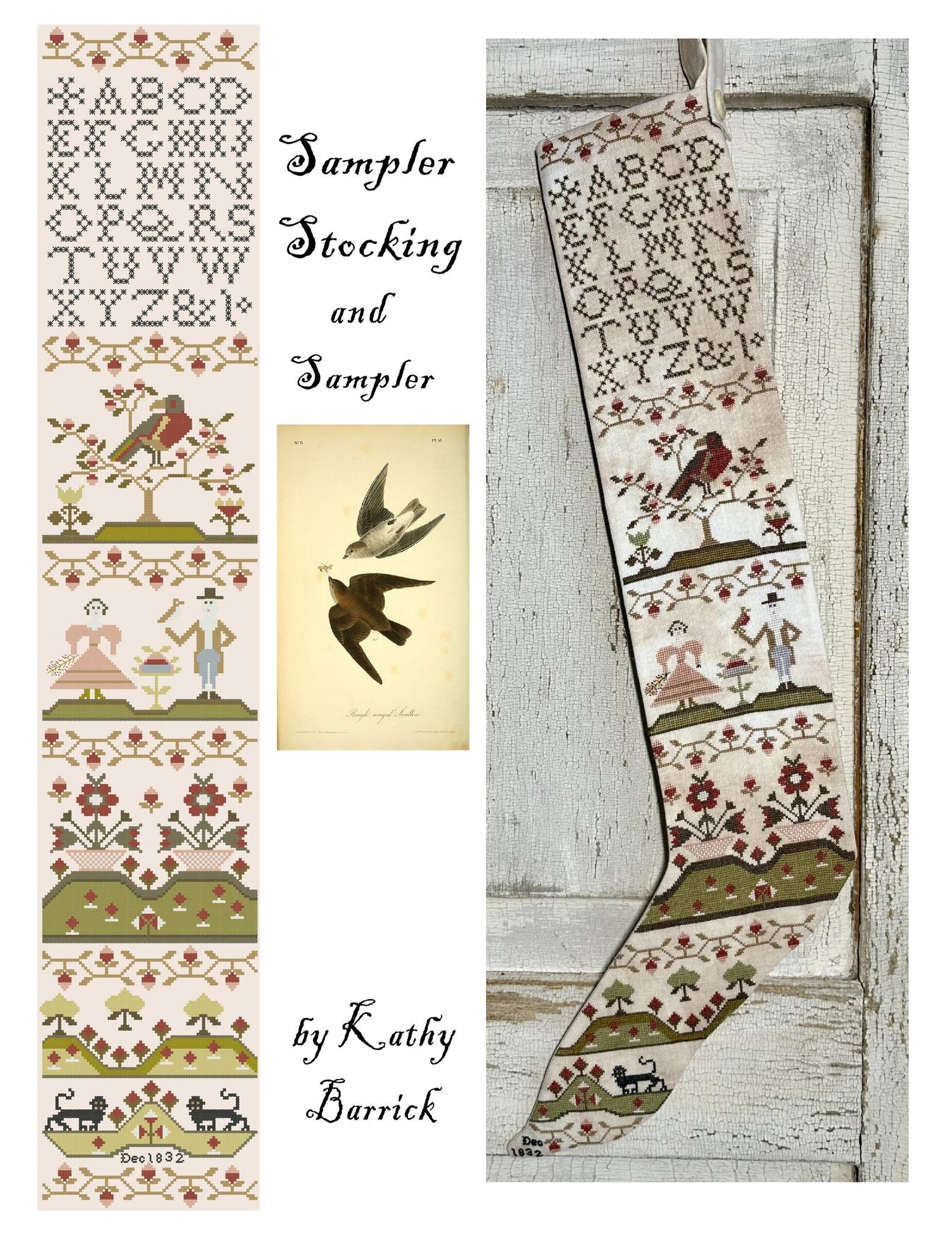 Kathy Barrick -Sampler Stocking