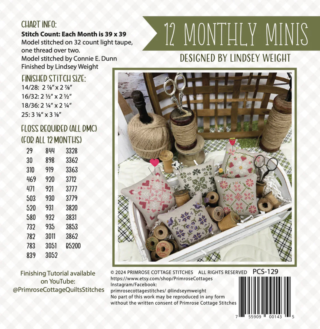 Primrose Cottage 12 Monthly Mini&