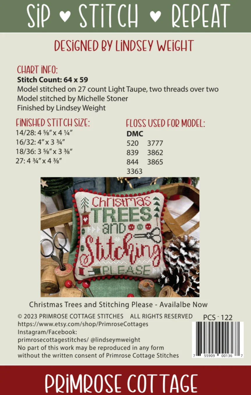 Primrose Cottage Sip Stitch Repeat