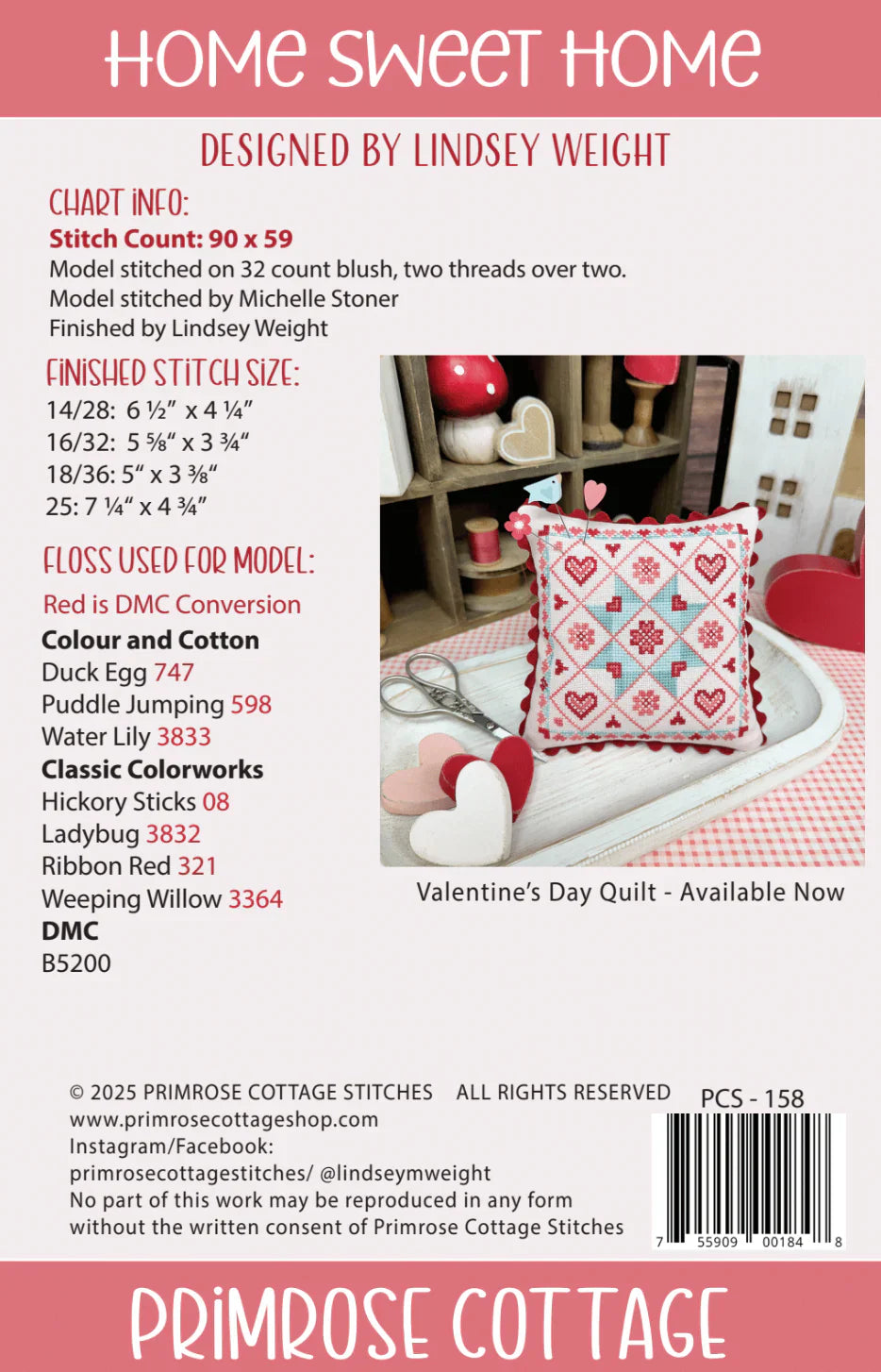 Primrose Cottage Home Sweet Home