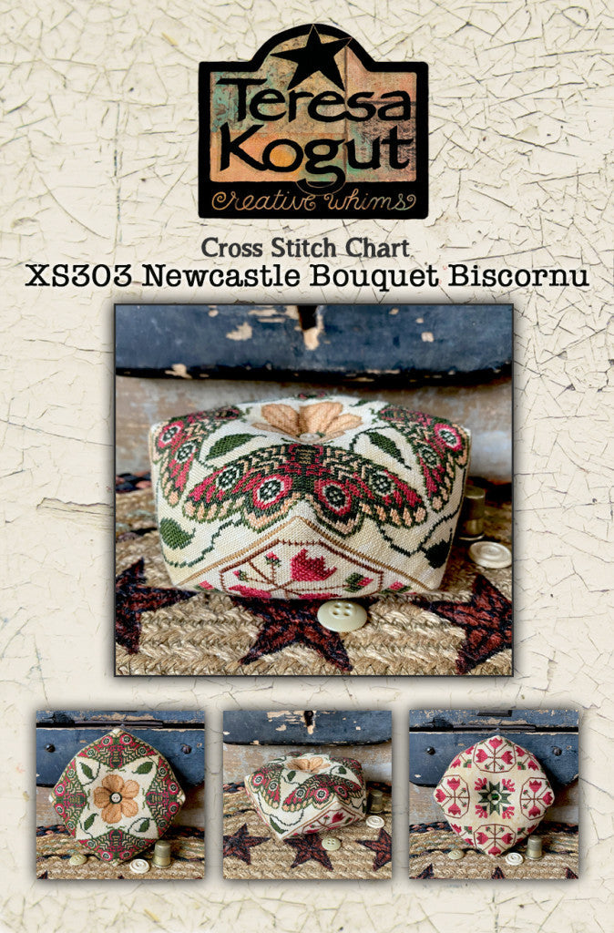 Teresa Kogut - Newcastle Bouquet Biscornu
