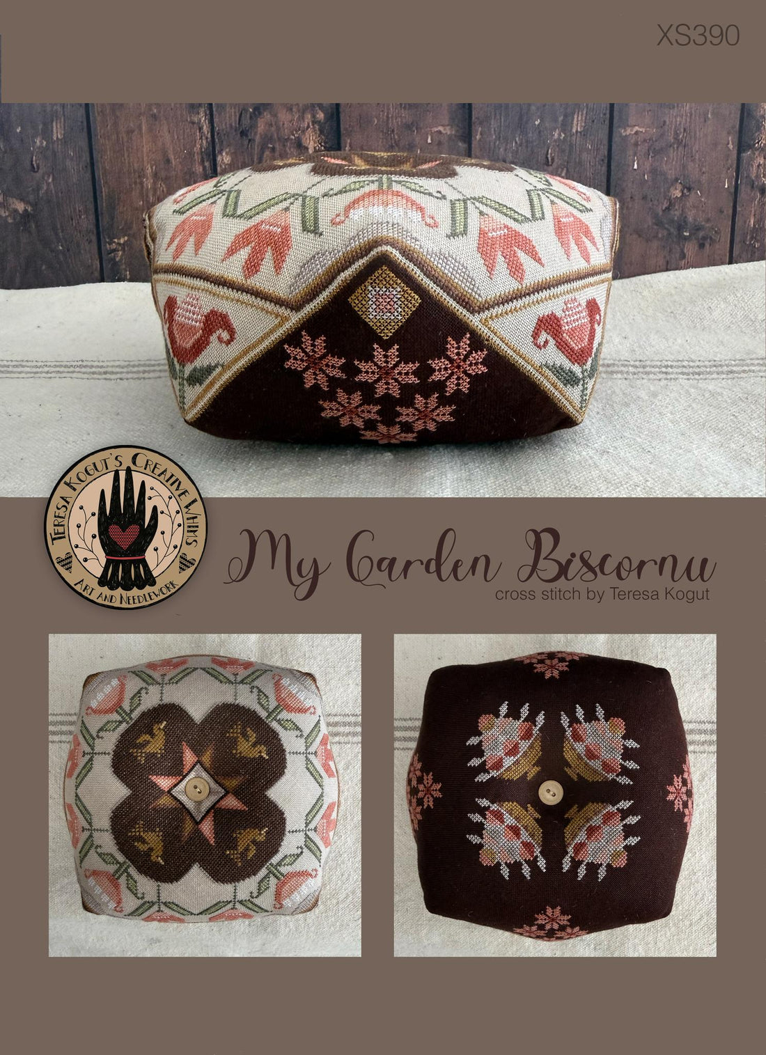 Teresa Kogut - My Garden Biscornu