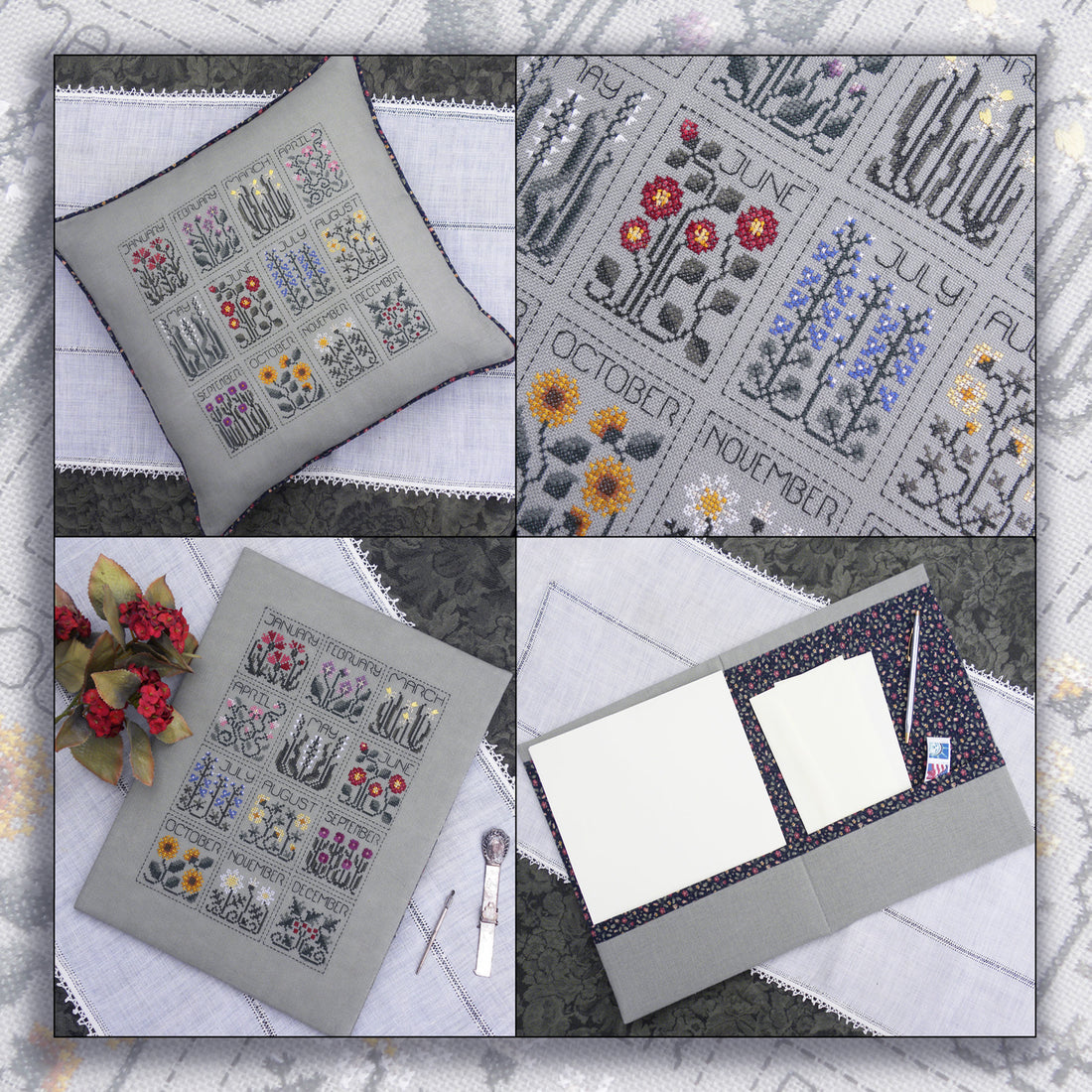 The Drawn Thread - A Year of Flowers