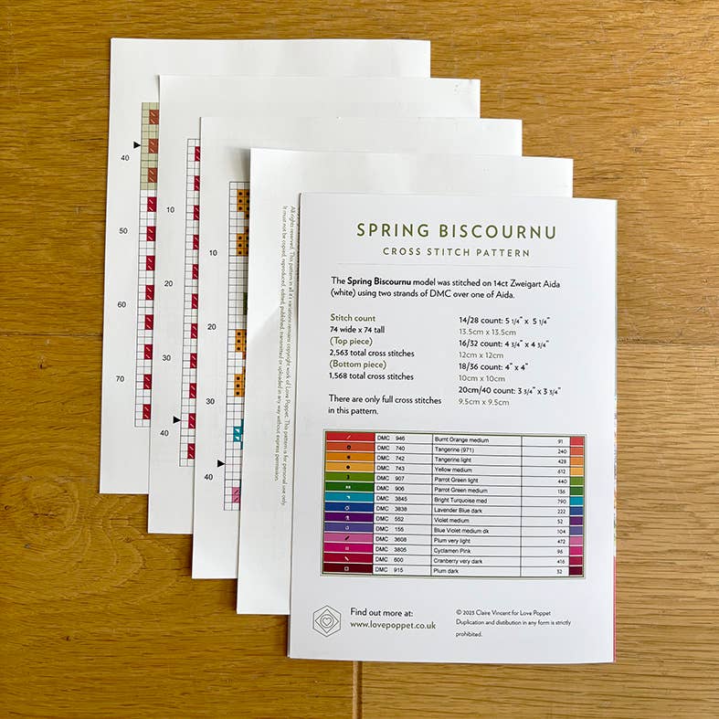 Spring Biscournu - Printed Pattern