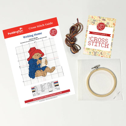Paddington - Writing Home Mini Cross Stitch Kit