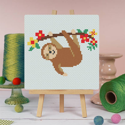 Sloth - Junior Cross Stitch Kit: Standard kit