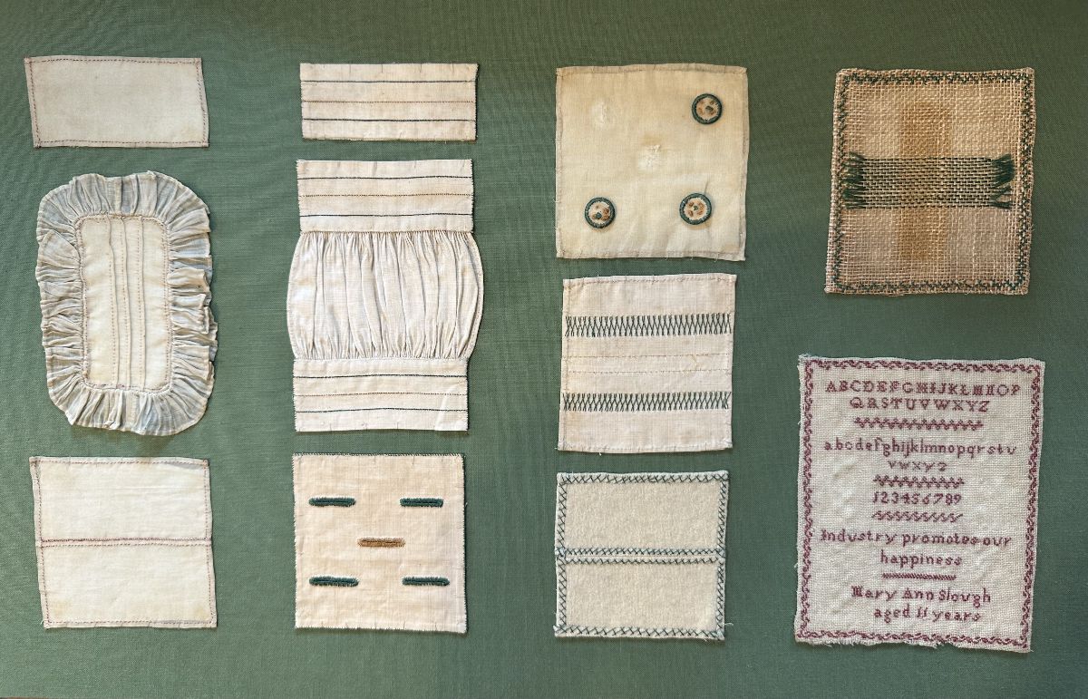 Cross Stitch Antiques - Mary Ann Slough, Specimen Sampler