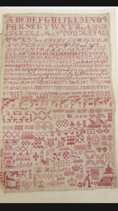 Cross Stitch Antiques - Henrietta 1870