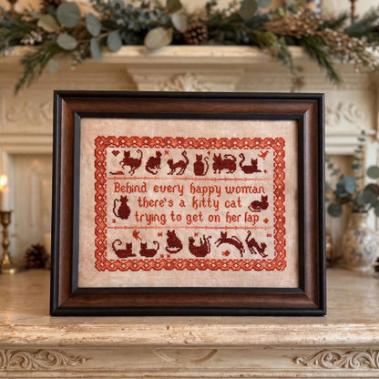 December Stitches - Cat Sampler Design