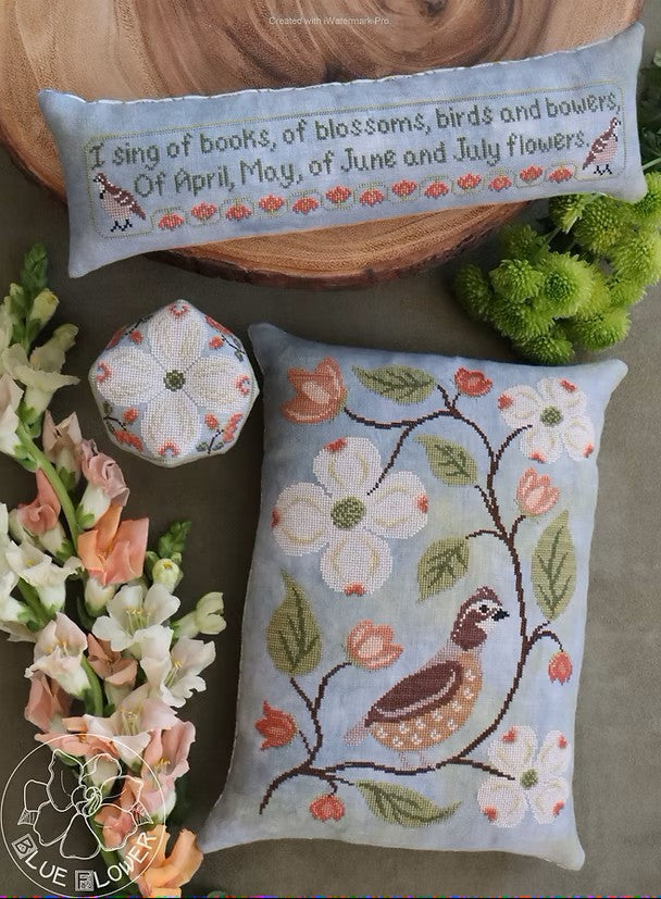 The Blue Flower - Spring Quail