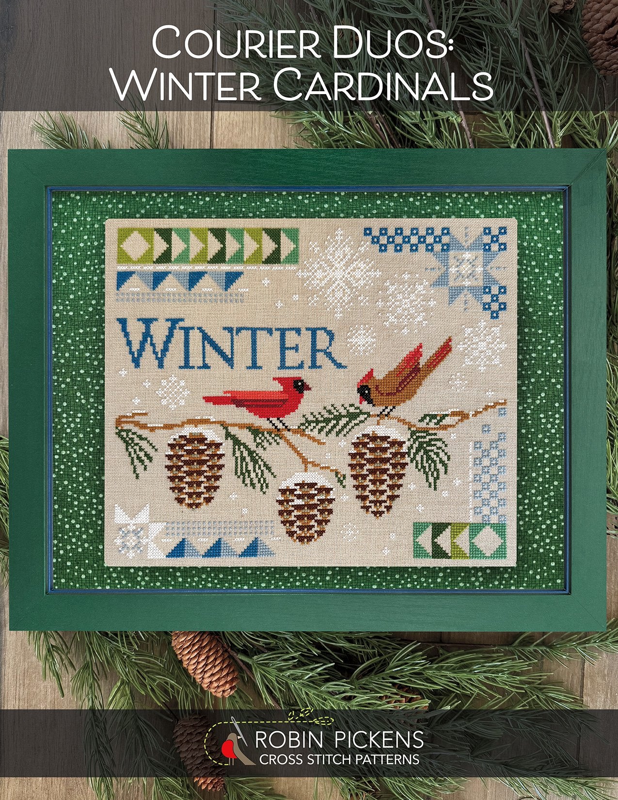 Robin Pickins - Courier Duos: Winter Cardinals