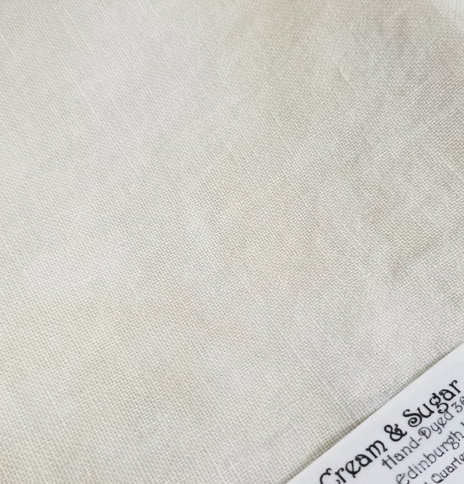 Fiber on a Whim Linen - Cream and Sugar
