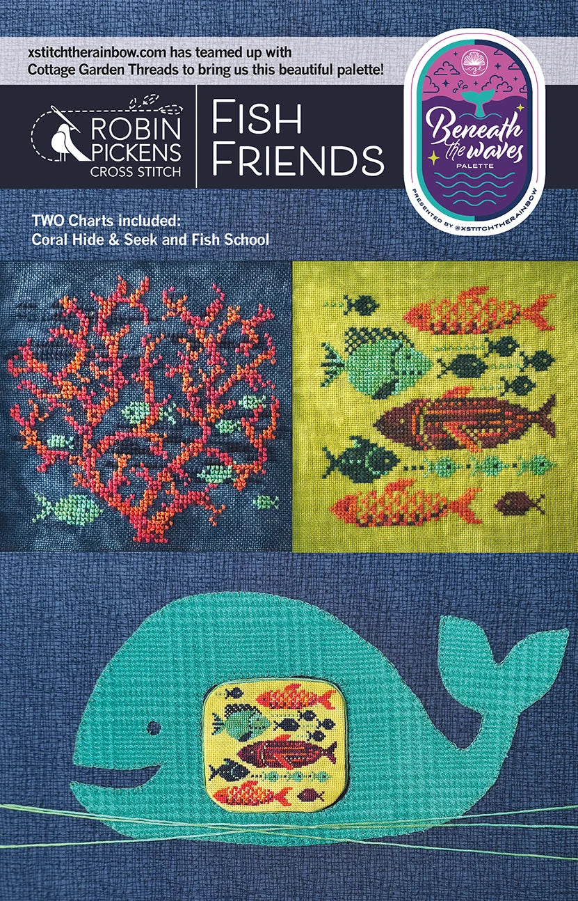 Robin Pickins - Fish Friends X Stitch the Rainbow