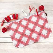 Mad for Plaid Large Nylon Mesh Bag
