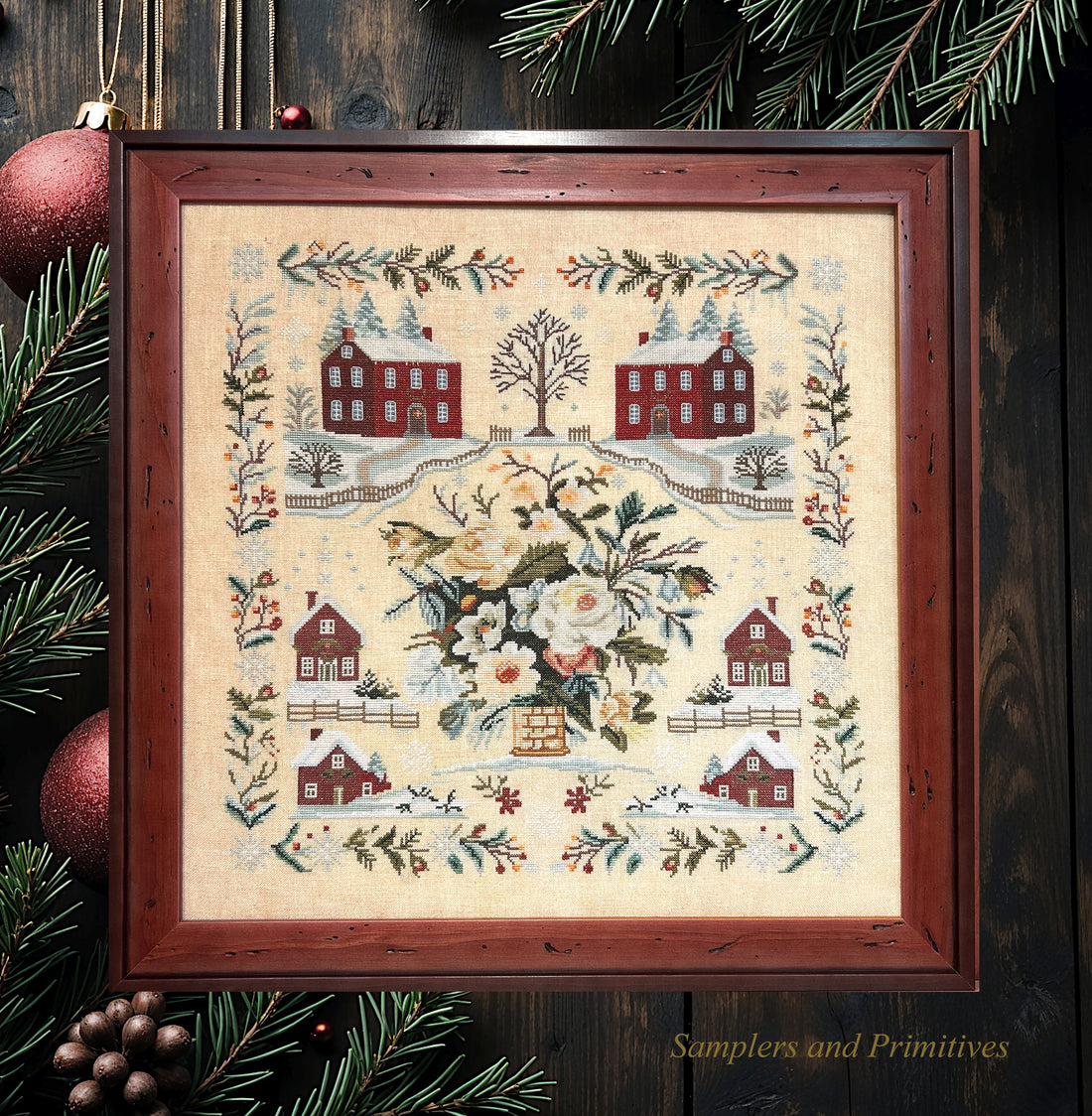 Samplers and Primitives - Winter Day Sampler