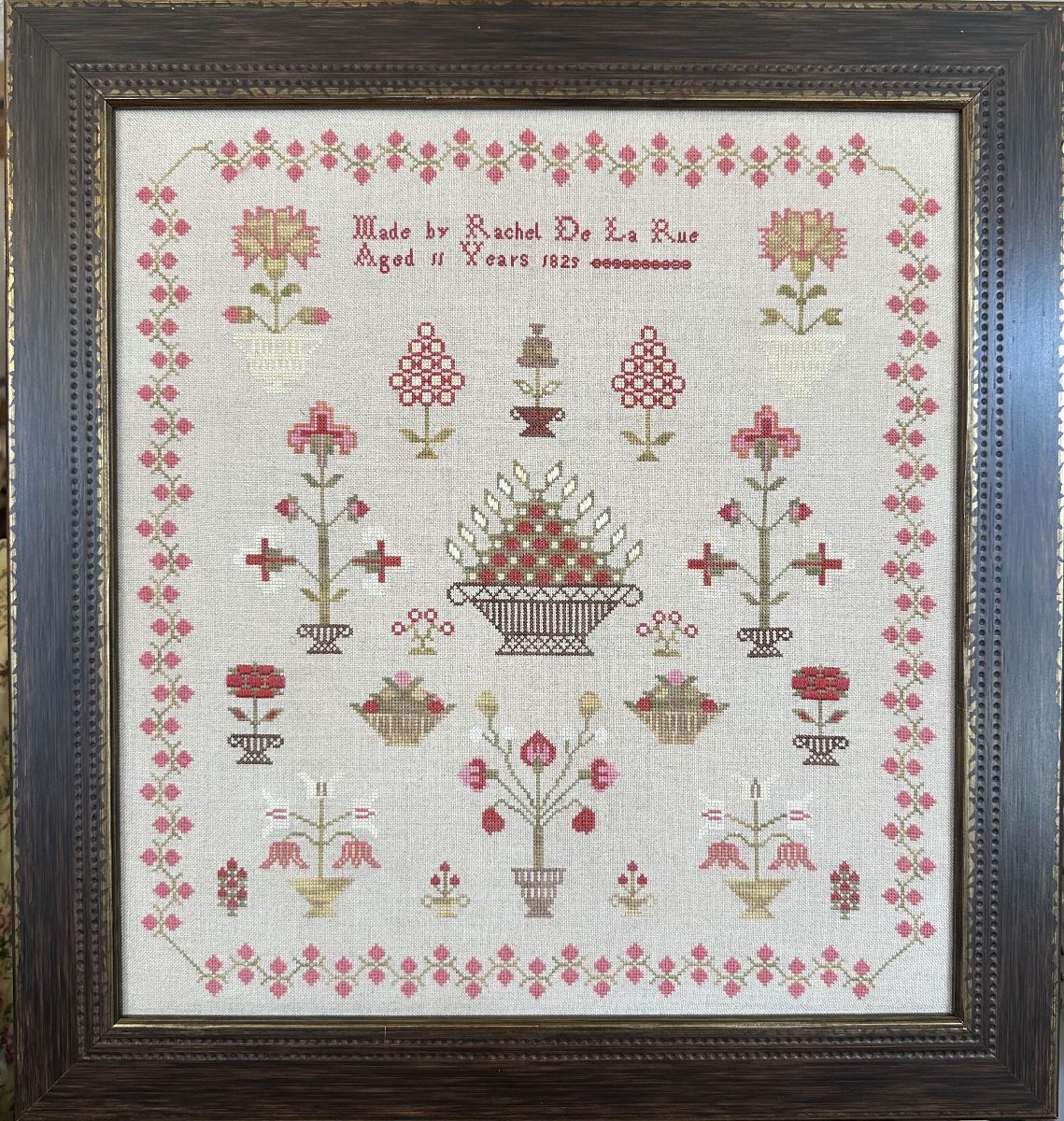Cross Stitch Antiques - Rachel de la Rue 1825