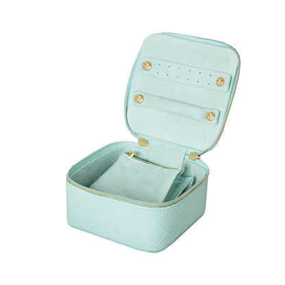 Woven Jewellery Cube Teal