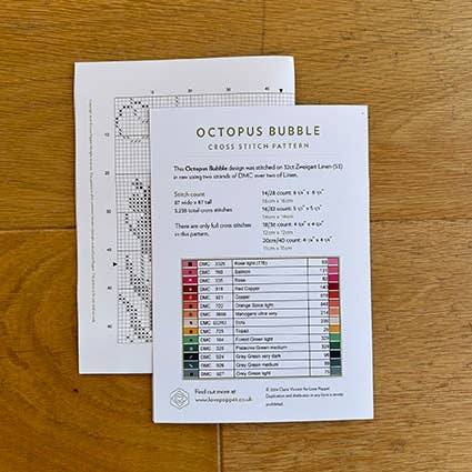 Octopus Bubble - Printed Pattern