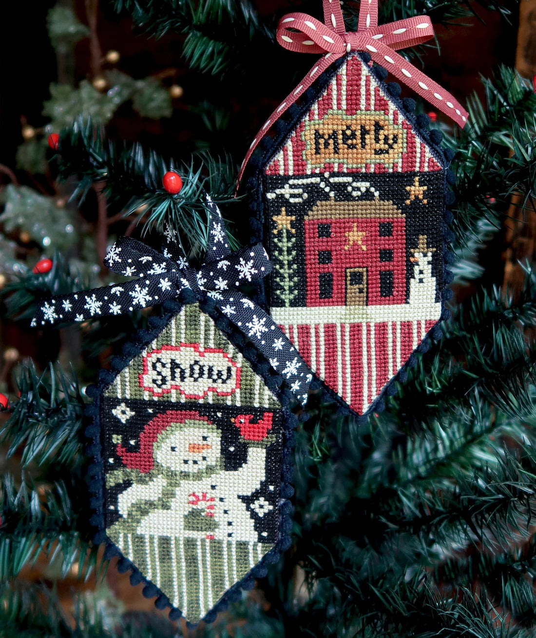 Teresa Kogut - Snowman &amp; House Ornaments