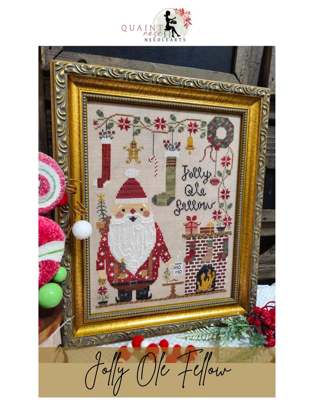 Quaint Rose NeedleArts - Jolly Ole Fellow