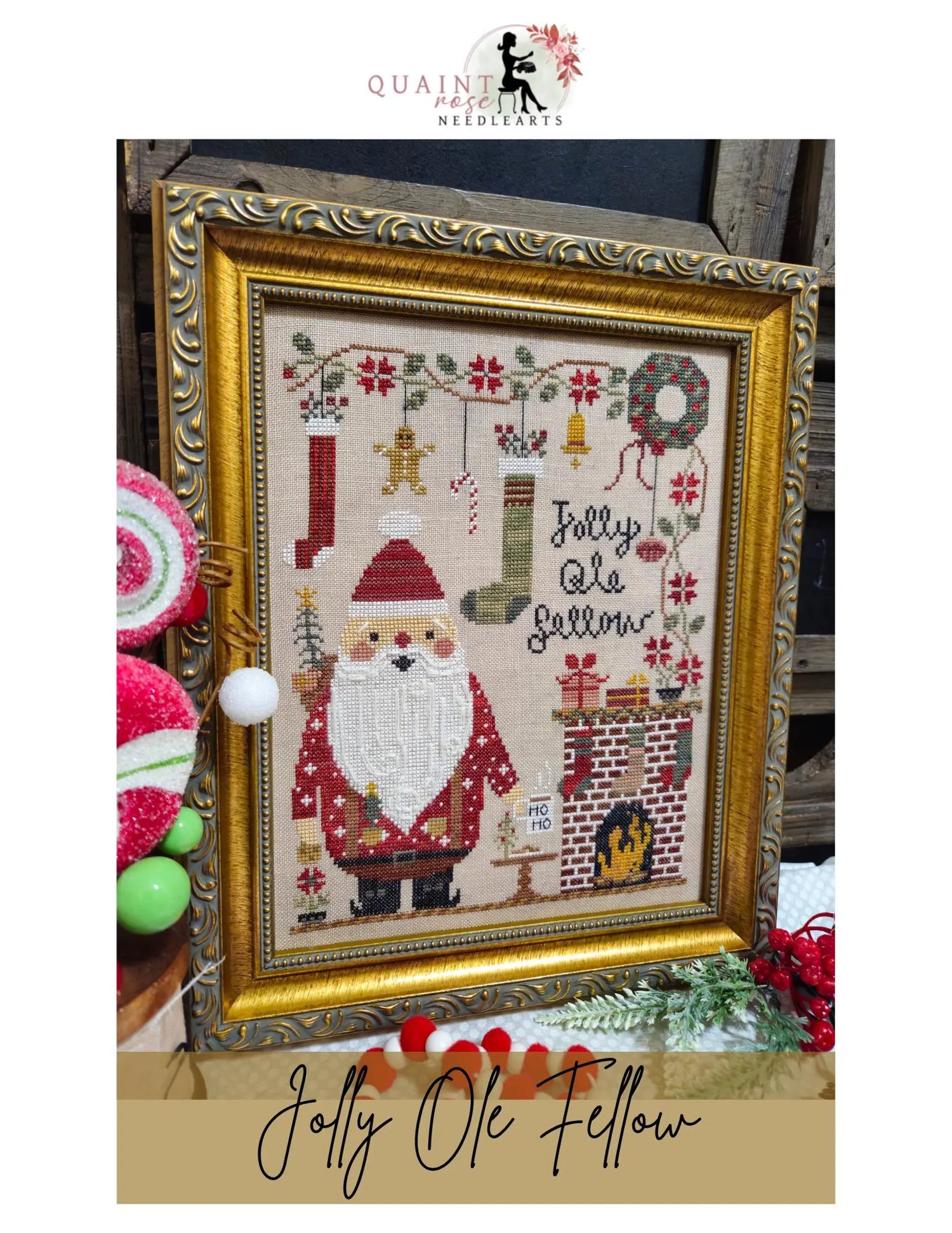 Quaint Rose NeedleArts - Jolly Ole Fellow