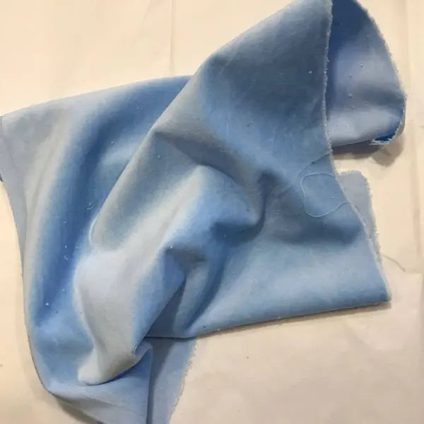 Hand Dyed 100% Cotton Velveteen - Bluebells
