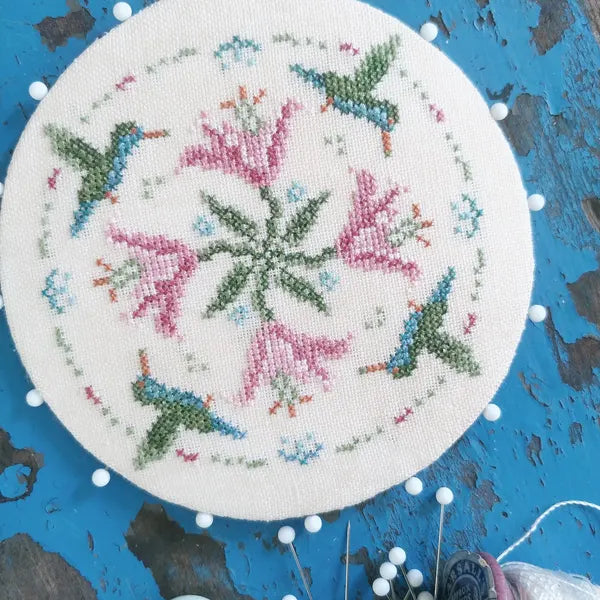 Mojo Stitches - A Charm of Hummingbirds