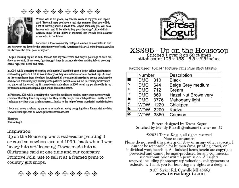 Teresa Kogut - Up on the Housetop