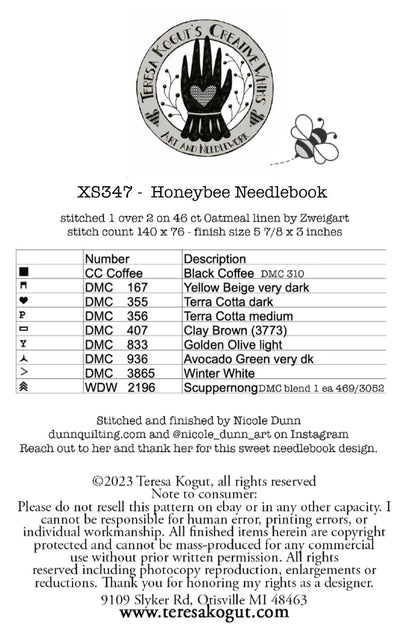 Teresa Kogut - Honeybee Needlebook