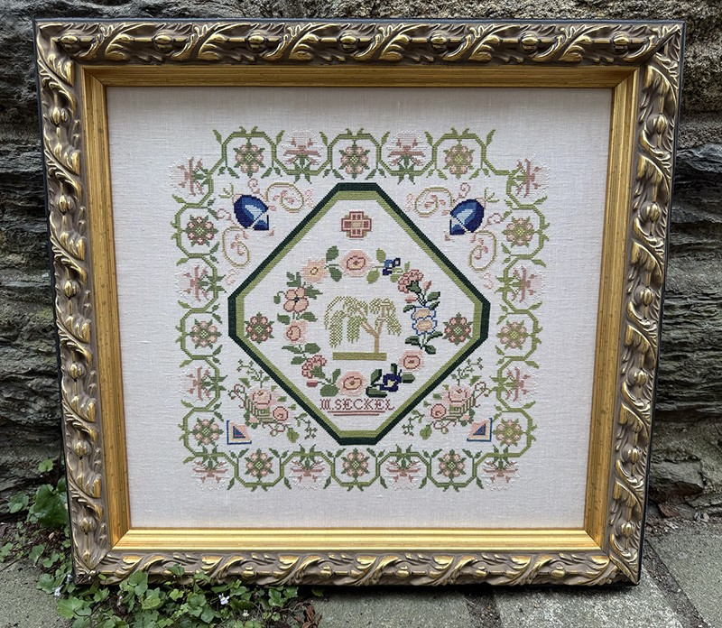 Jan Hicks Creates! - M. Seckel - Antique Sampler Reproduction