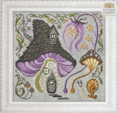 Cottage Garden Samplings - Fairy House Fabulous House Series 