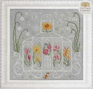 Cottage Garden Samplings - Green House Fabulous House Series 