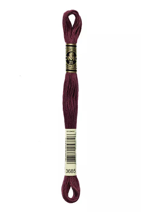 5. DMC 950 to 3689 - 6 Strand Cotton