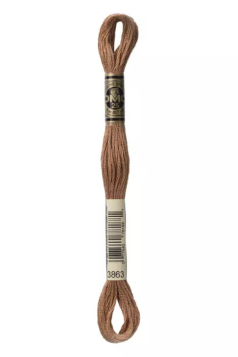 7. DMC 3830 to - 3866 6 Strand Cotton