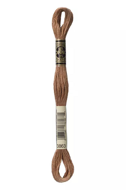 7. DMC 3830 to - 3866 6 Strand Cotton