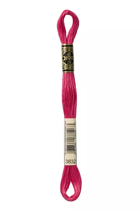 7. DMC 3830 to - 3866 6 Strand Cotton
