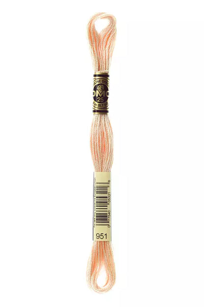 5. DMC 950 to 3689 - 6 Strand Cotton